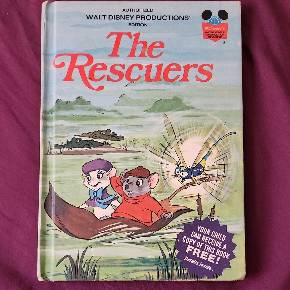 The Rescuers Book by Walt Disney Productions